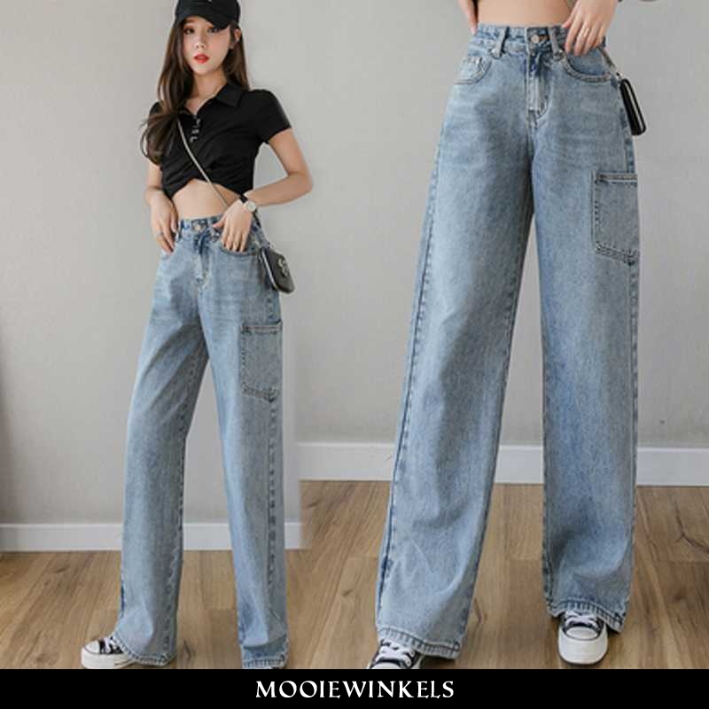 Jeans Dames Spijkerbroek Jeans Straight Vrouwen