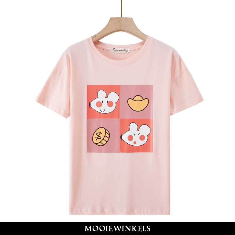 T-shirts Dames Trendy Alle Wedstrijden Roze