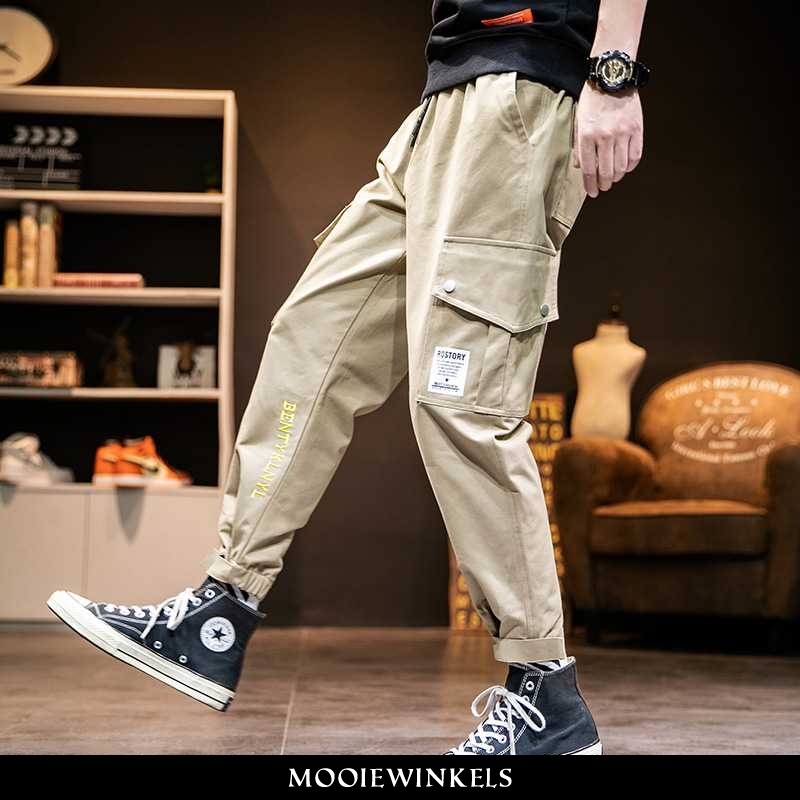 Broek Heren Cargo Broek Trendy Alle Wedstrijden