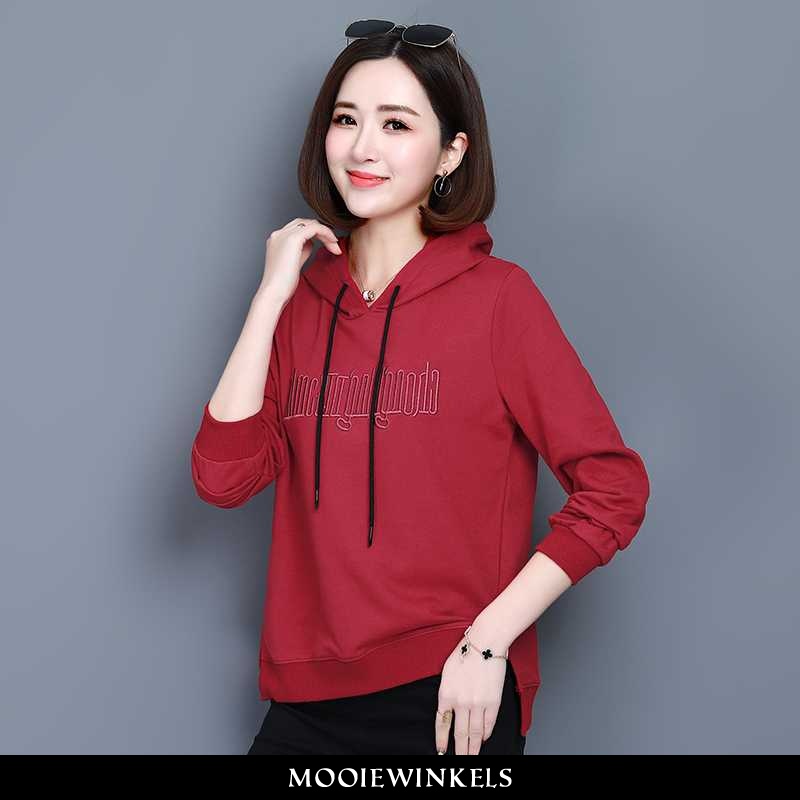 Hoodie Dames Comfort Alle Wedstrijden Rood