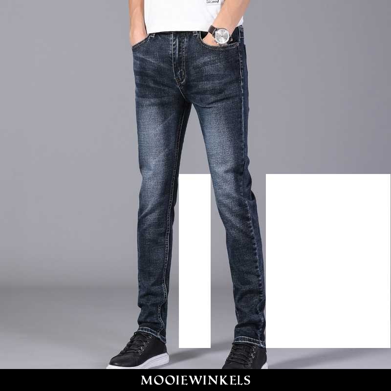 Jeans Heren Broek Denim Stretch Mannen