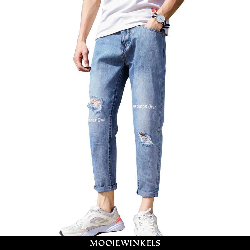 Jeans Heren Broek Denim Zomer Mannen