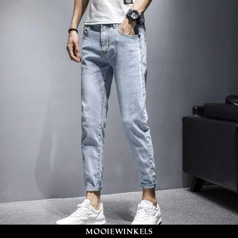 Jeans Heren Spijkerbroek Jeans Denim Met Gaten Mannen