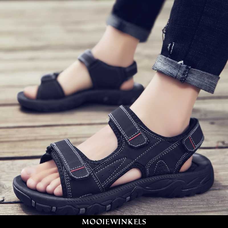 Sandalen Heren Schoenen Leren Zomer Bovenkleding